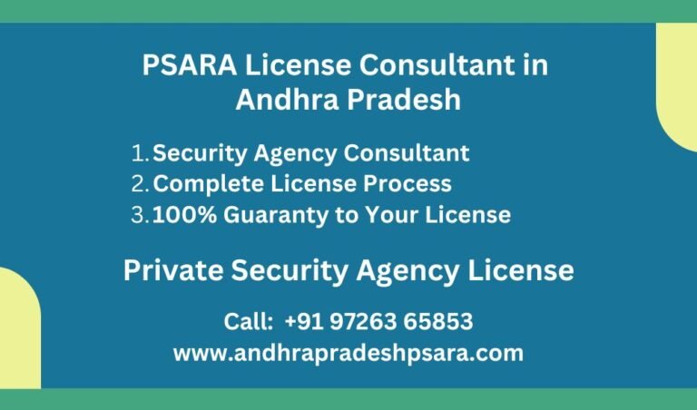 Andhra Pradesh PSARA License