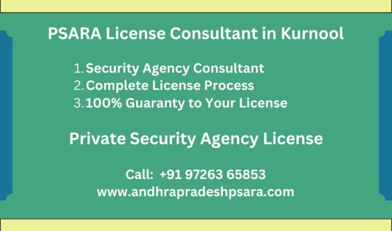 Private Security Agency Rules in Kurnool