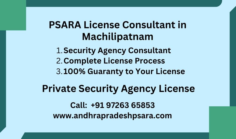 Psara License Consultant in Machilipatnam